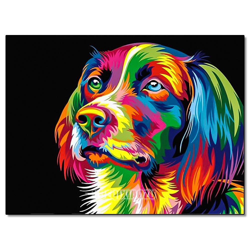 Peinture au Diamant 5D DIY Animaux Lion Chat Tigre Kit de Point de Croix Broderie Diamant Ronde Complète Mosaïque Artistique Image de Strass