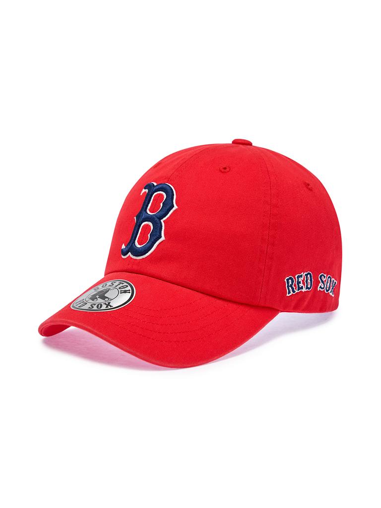 Emelbi Signature Unstructured Ball Cap Bos (Red)