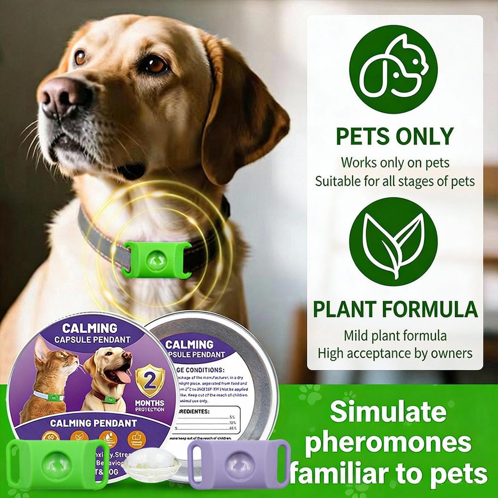 Uklidňovací tlačítko pro mazlíčky - Specifické pro psy - Modifikátor emocí pro relaxaci stresu 1 ml