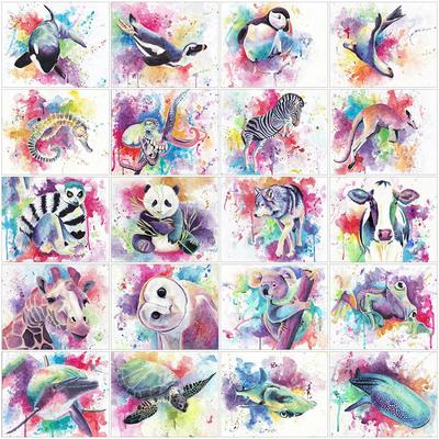 Fai da te diamante ricamo gufo punto croce pieno quadrato rotondo trapano pittura diamante animale mosaico panda decorazioni per la casa
