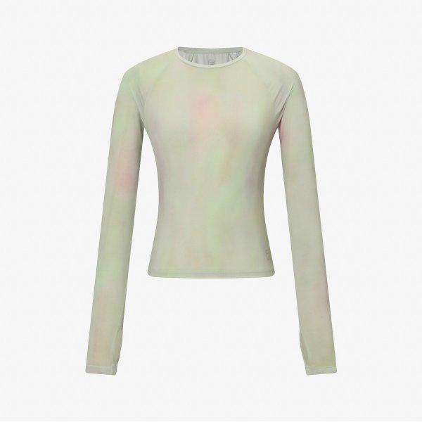 Fila Women S Running PaTTern Long Sleeve T ShirT