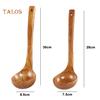 Solid Wood Soup Ladle Long Handle Hot Pot Spoon Kitchen Cooking Utensil Kitchen Tools & Gadgets THD