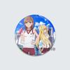 32/44/58mm A Certain Scientific Railgun HD Brooch Anime Badge Cartoon Figure Misaka Mikoto/Wannai Kinuho Round Display Pins Jewelry Gifts