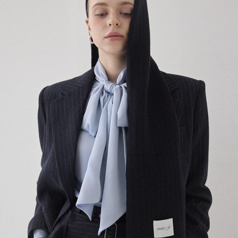 emilee F NINA KNIT MUFFLER BALACLAVA_navy