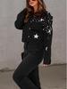 Giacca di Jeans Strappata Ricamata con Perline - Stile Europeo e Americano, Cappotto Largo da Donna