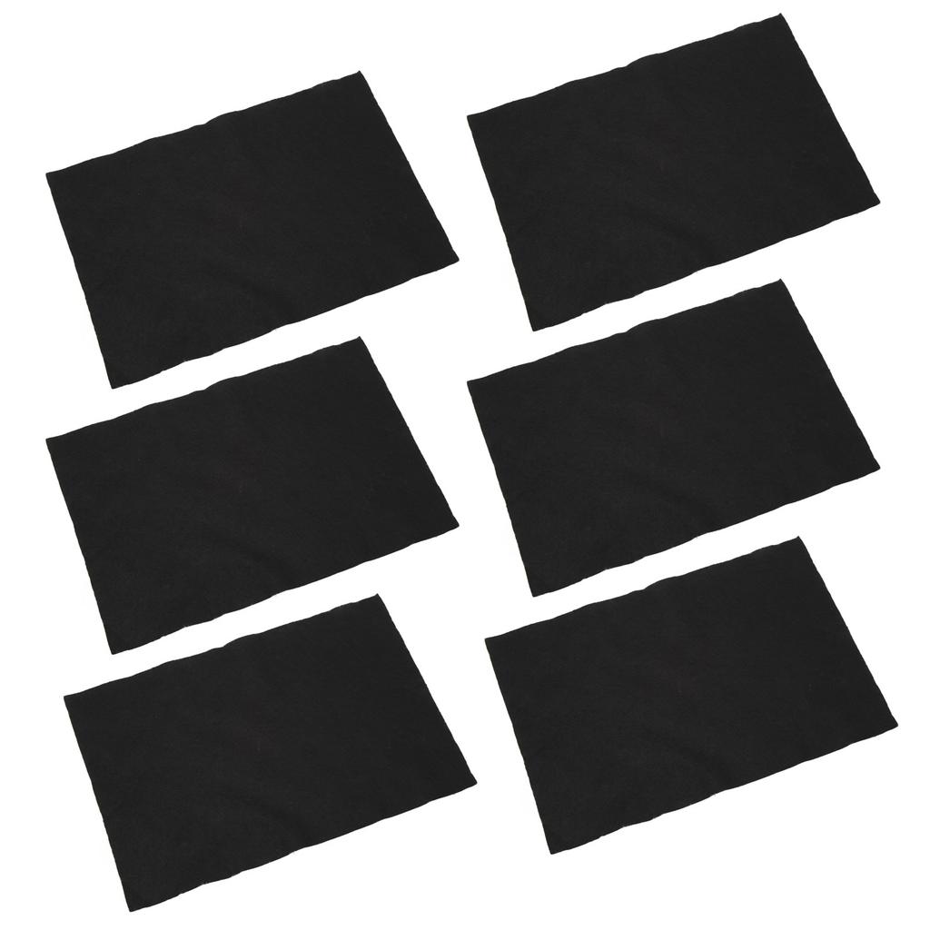 50PCS Window Glass Cleaning Cloth Thickened Mirror Cleaning Towels For Rv Yacht Black