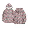 Women's Fashion Jacket Casual Printed Long-sleeved Hooded Cardigan Sweatshirts
