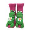 Knitted Festival Stocking Cartoon Christmas Socks Anti Slip Cotton Warm Winter Socks For Christmas Teen Decoration
