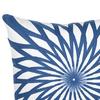 Embroidered Pillow Cover Throw Square Invisible Zip Geometric Cushion for Sofa Office Bedroom