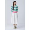 Tiered Block Skirt Bask91611