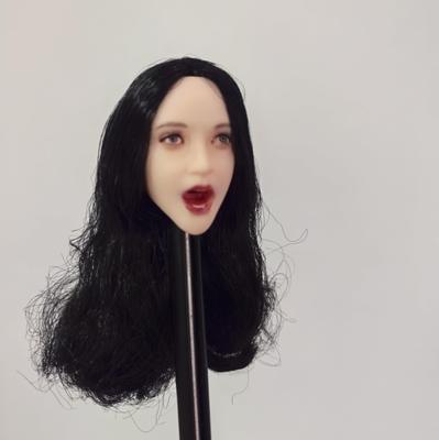 Toys Hobbies Scale Action Figure Compatible with TBLeague and Other Pearl White Direct Open Mouth Long European and Asian Beautiful Female Head and