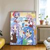 Cartoon L-Lucky S-Star ANIME   Classic Vintage Posters Whitepaper Prints Posters Artwork Kawaii Room Decor
