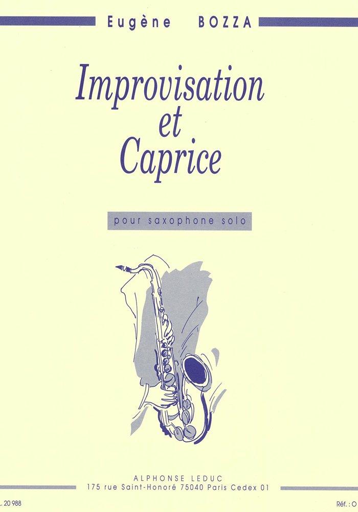 Alphonse Leduc Wittner Boza: Improvisations and Caprices (Saxophone Solo) Leduc Publishing