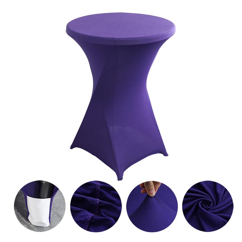 Copritavolo Elastico Universale di Alta Gamma in Spandex per Matrimoni e Banchetti