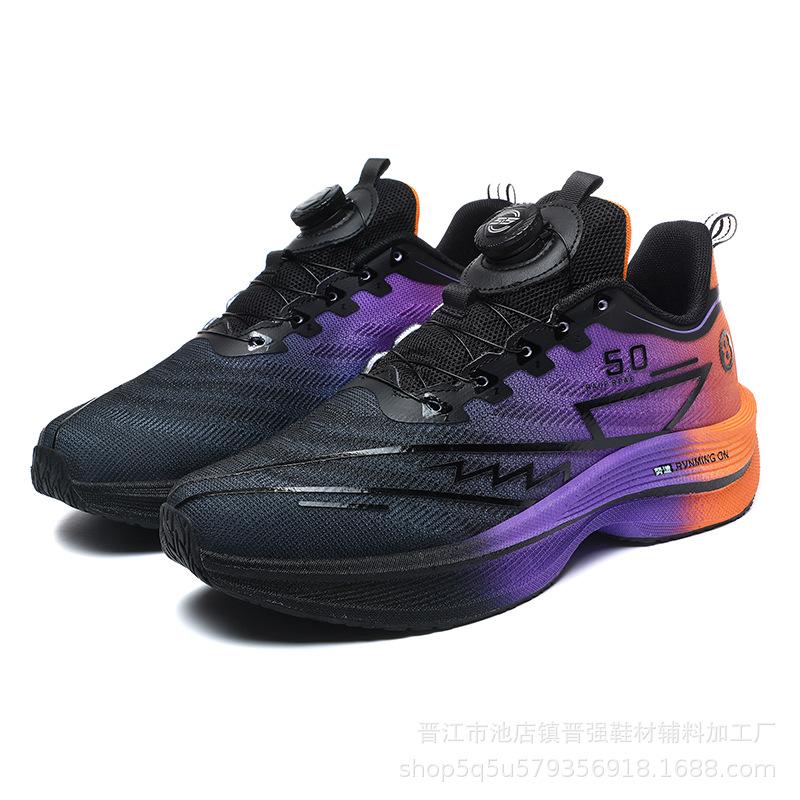 

Large size couple popcorn sole comfortable and lightweight sports running shoes 8pro rotating button running shoes 34