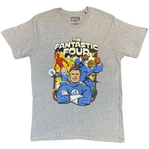 Fantastic Four Unisex Adult Montage T-Shirt