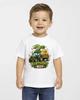 Boys 2nd Birthday Children's Children's Children's T  Children's T-shirt Tractor Hay Farm  Tee Age Two Party Gift Top Cute