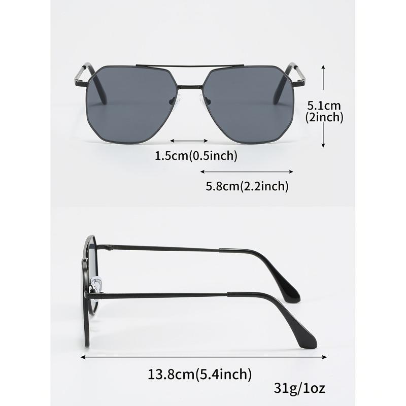 Men's Personalized Polarized Sunglasses UV Resistant Square Sunglasses for Driving