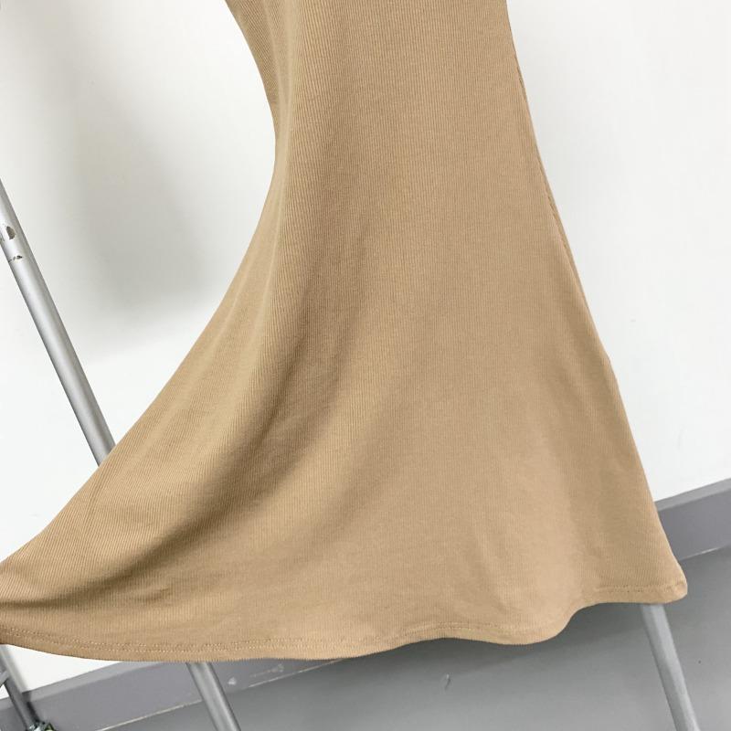 Abito Elegante Senza Maniche Aderente A Coda di Pesce Donna Estate Nuovo Monocolore Morbido Casual Abiti da Donna Moda Elegante Ufficio Signora Schiena Scoperta Sexy 25990