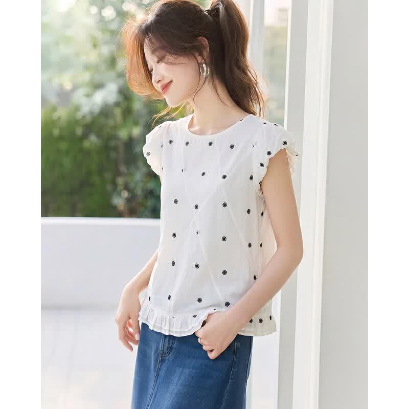 TERRE BLEUE Women s Short Sleeve Shirt XL