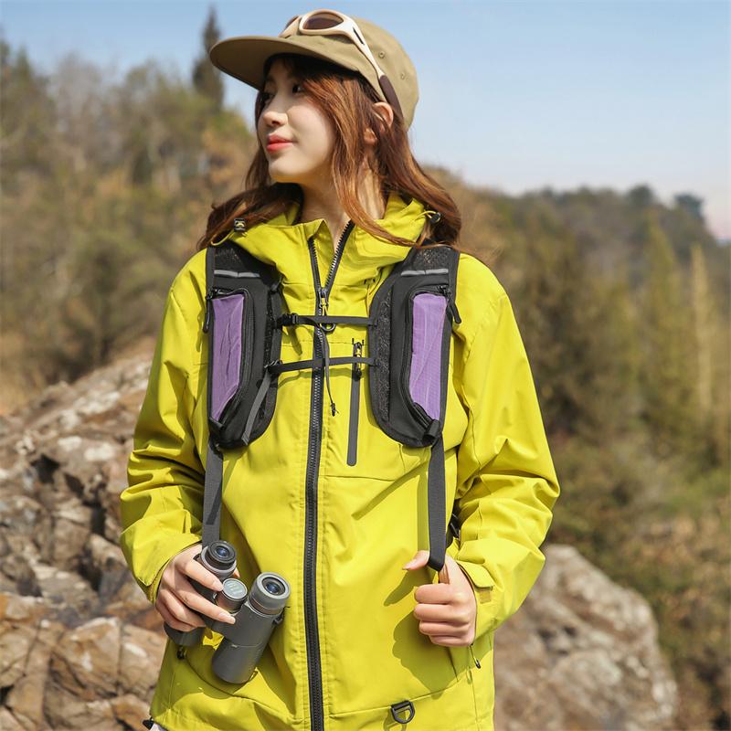 Outdoor Sports Lightweight Mountaineering Bag Large Capacity Riding Backpack Color Block Backpack
