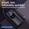 Bomba de ar universal para carro, inflador portátil de pneus de veículos elétricos para carros, bicicletas elétricas, compressor de ar compacto para viagem, 12 V, 36 V, 48 V, 60 V
