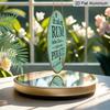 2D Flat, 1pc Round Aluminum Hanging Sign, "Drinking Rum Before 10am Makes You A Pirate" Funny Quote Metal Wall Decor, Vintage Turquoise Ship Wheel