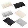 Drain Mat Checkered Four-Fold Silicone Draining Mat with Slope Anti-Slip Dishwasher Safe Quick Water Drainage Kitchen Drying Mat