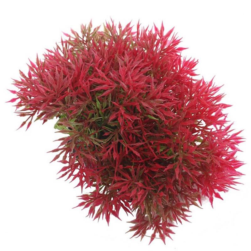 New Water Grass Plastic Short Wide Plant Simulation Artificial Plants For Aquarium Fish Tank Ornament Decoration