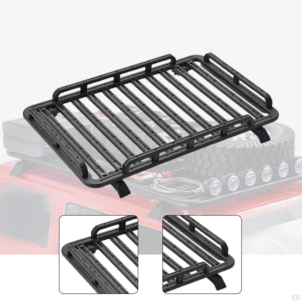 1/10 RC Car Roof Rack Luggage Modified Convenient Lightweight Practical Replacement