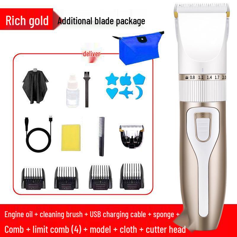 Professional Electric Hair Clipper for Salon & Home Use – Ideal for Bald and Oil Head Styles, Men's Grooming Tool