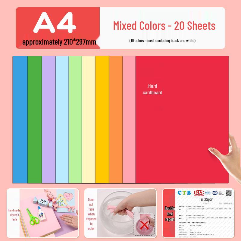Macaron barevný karton A3/A4 4K/8K Origami papír pro studenty a pop-up knihy