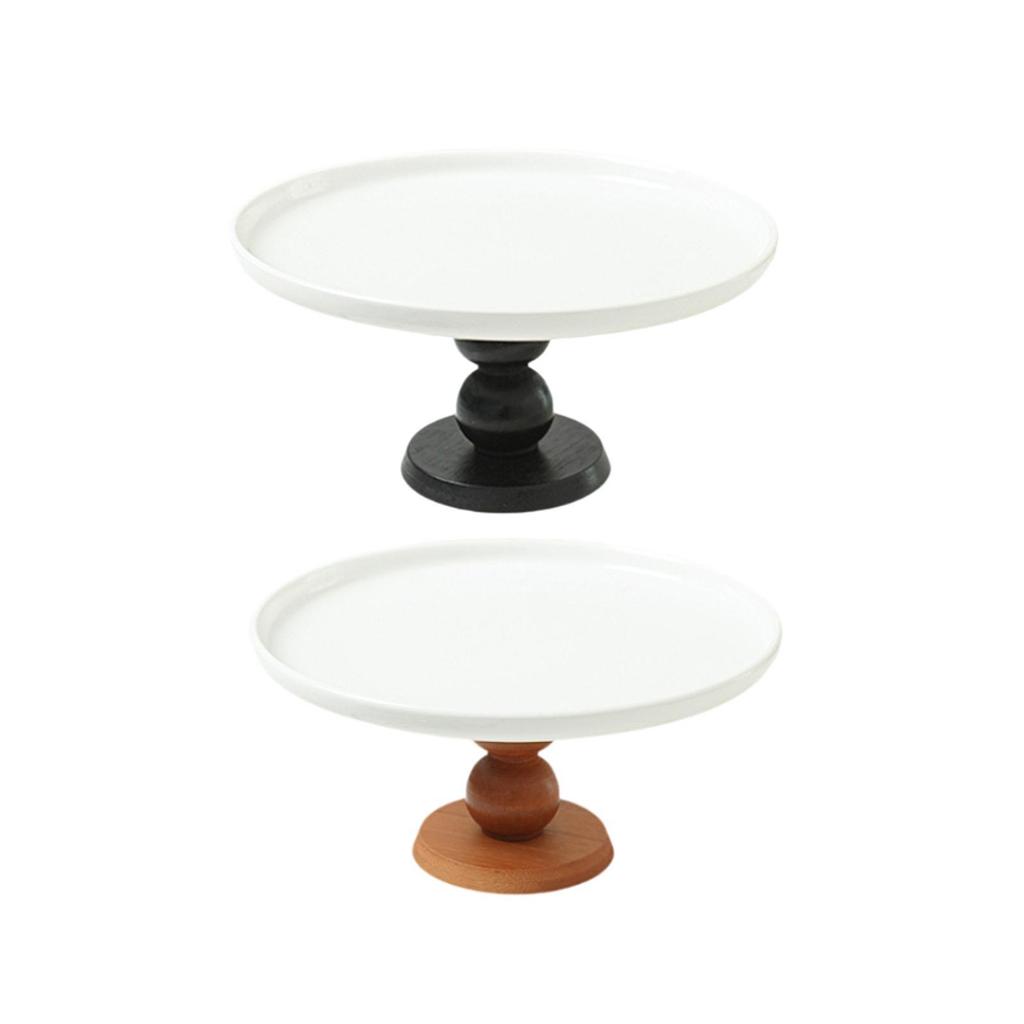 Kuchenständer mit Füßen 8 Zoll Servierteller für Cupcakes Brot Wohnzimmer
