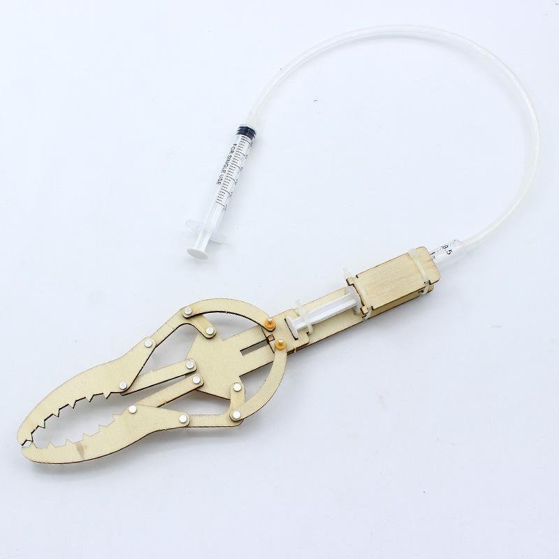 

Набор для сборки биомеханической гидравлической руки своими руками - Деревянная сборка серый