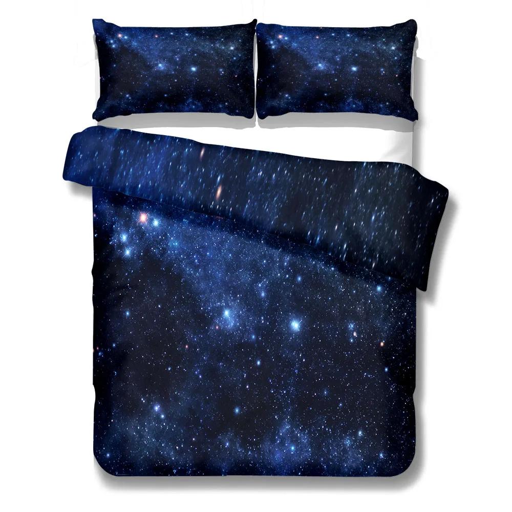 

Star Galaxy Soft with Soft Fabric Duvet Cover Set King Quen Double Ful Twin Single Sized Dimensions Bed Linen Set 120*200cm Single