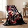 Attack on Titan blanket Flannel Blanket Soft Cozy Plush Throw for Sofa Bed Lightweight Home Decor