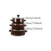 3 Pack Enamel Stockpot with Lid for Versatile Cooking