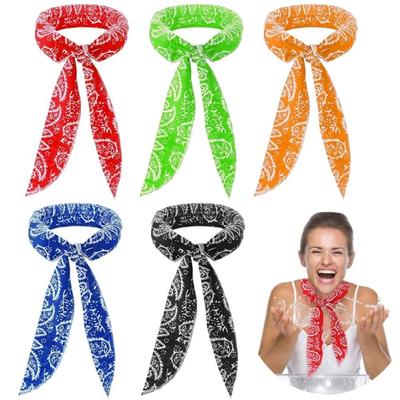 Solbeskyttende Kjølende Skjerf Armbånd Kjølende Bandana Mote Sports Hodebånd Utendørs