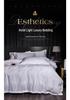 Brushed Imitation Cotton Star Hotel Guesthouse Pure White Bedding Set