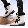 Winter Snow Boots Women Waterproof Suede Warm Plush Non-Slip Rubber Skiing Hiking Shoes Stylish Winter Essential Causal Shoes
