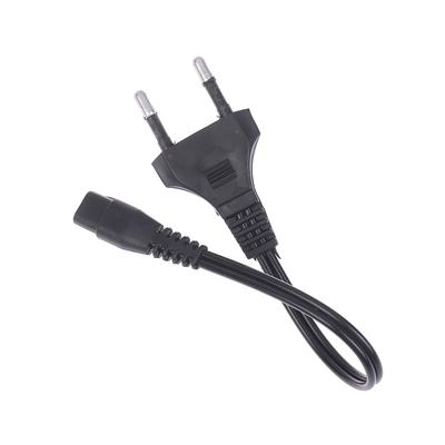 1Pc Eu Plug Double Hole Charging Cable 220V 110V Direct Charging Torch Light Charger Power Cord Flashlight Accessories