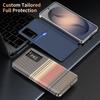 Samsung Galaxy A57 Leather Flip Case with Smart Window & Card Slot, Iridescent & Anti-Fall Design.