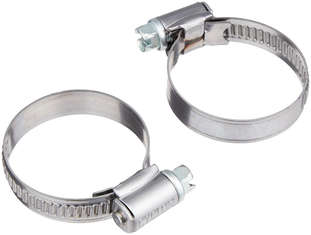 Kijima 303-613 Motorcycle Parts Stainless Steel Band, Universal 1.0 - 1.5 inches (25 - 38 mm), Pack of 2