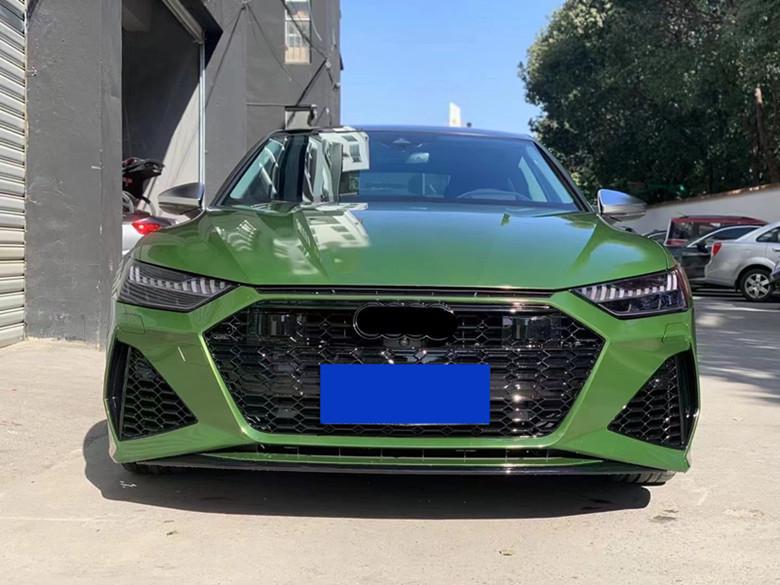 Compatible RS7 Body Kit for A7 A7L: Front/Rear Bumpers, Rear Lip, Tailpipes (Years 19-22)