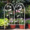 MOJY European-Style Distressed Iron Garden Trellis