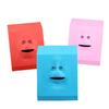 Money Eating Coin Piggy Bank Wrappers Monkey Face Storage Case Container Gift