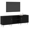 TV Cabinet Set 150 x 30 x 50 cm Black Oak Effect