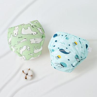 6Pcs Potty Training Underwear Breathable Baby Diapers Leak-proof Toilet Training Pants Adjustable Elastic Bands Toddler Pee Pants