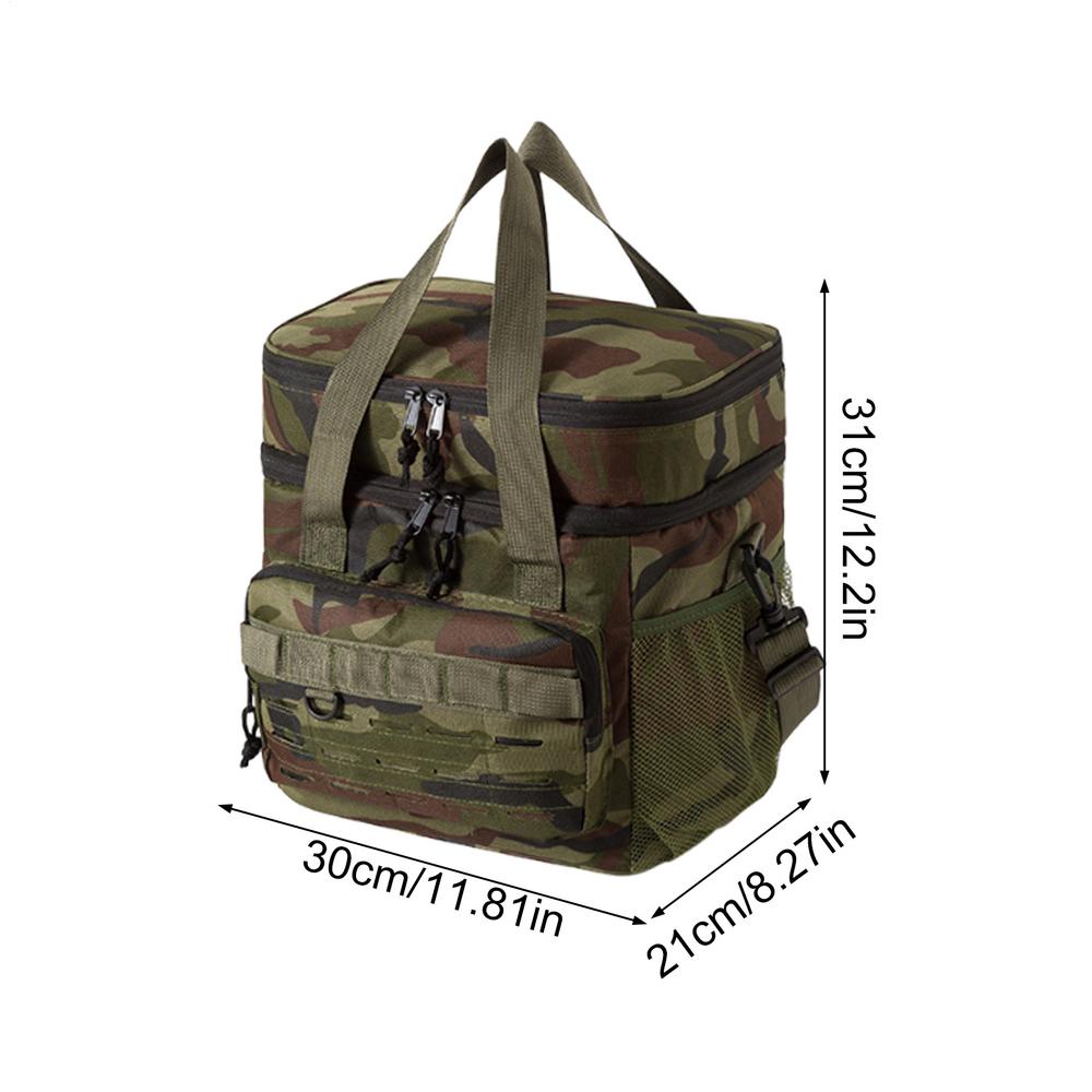 19L Lunch Pack Tote Box Beach Cooler for Fishing Car Pool Truck Camping Work Outdoor Road Trip Picnic Golf Cooler Bags Insulated