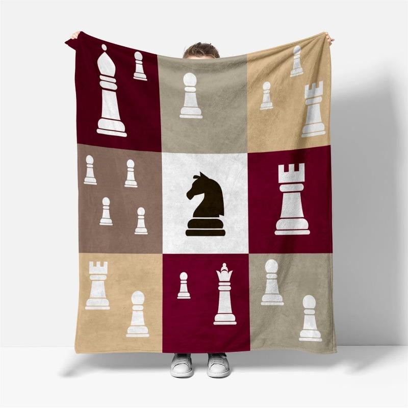 

Шахматное одеяло Диван Спальня Покрывало Одеяло Мягкое Портативное одеяло 70x100cm